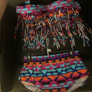 Plus size high waisted bikini 👙